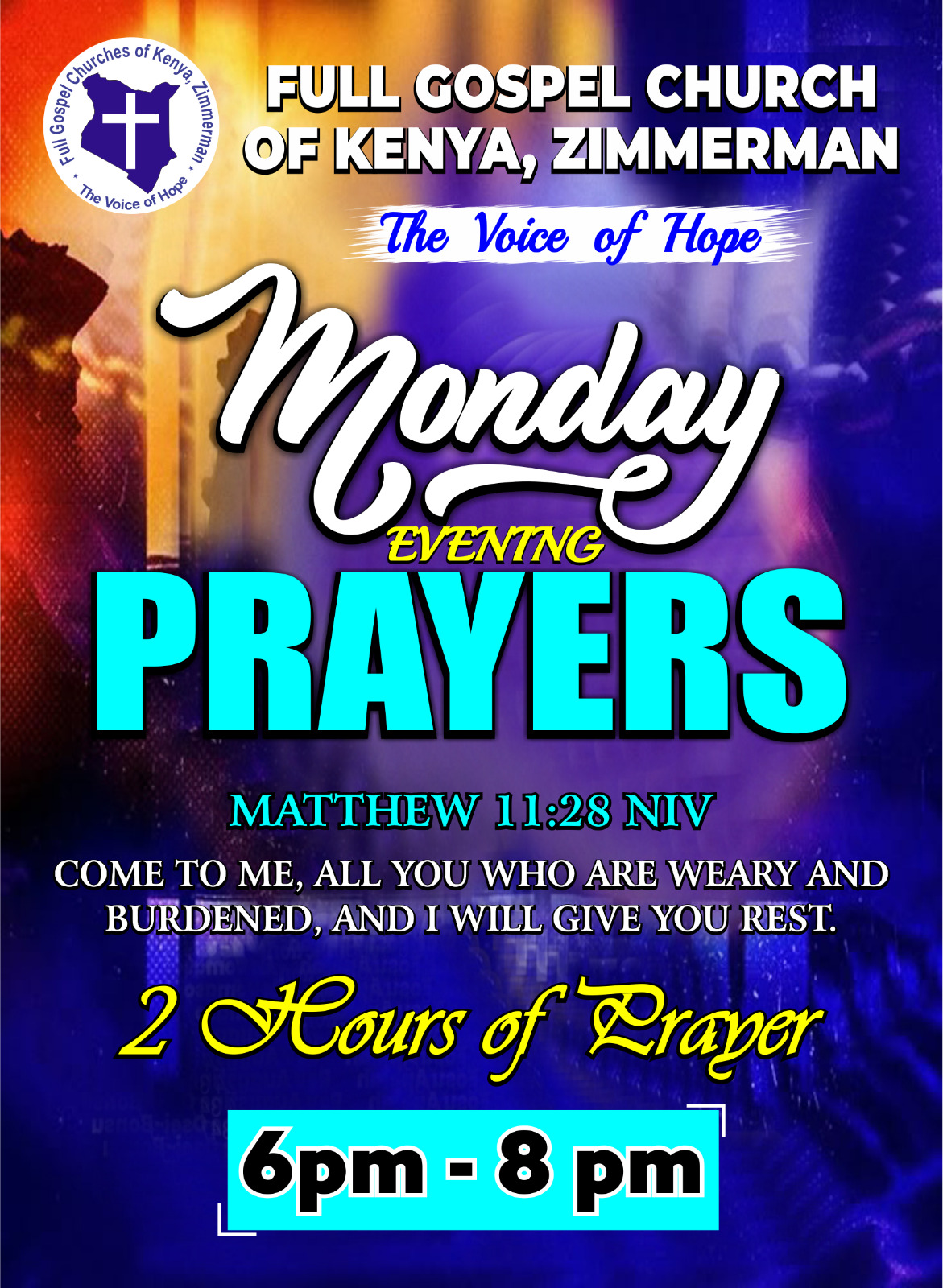 Monday Evening Prayers