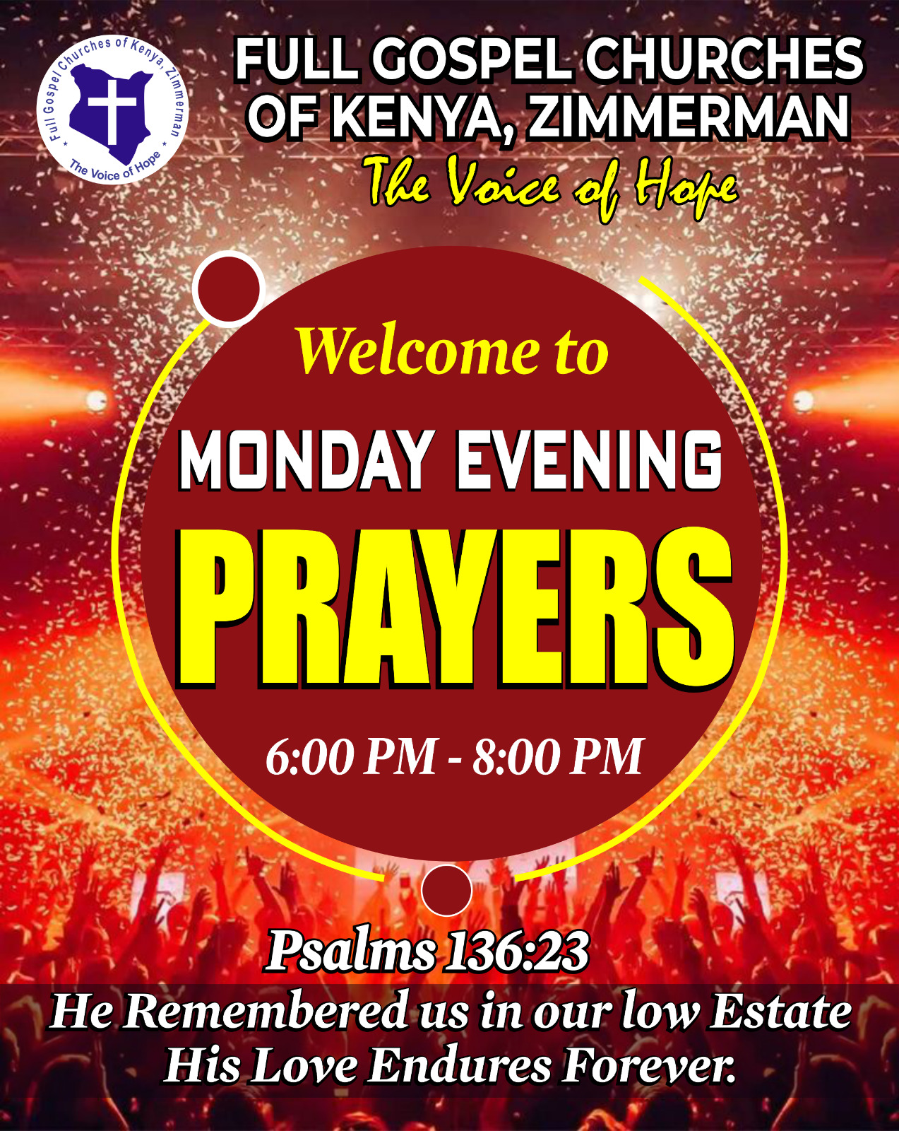 Monday Evening Prayers