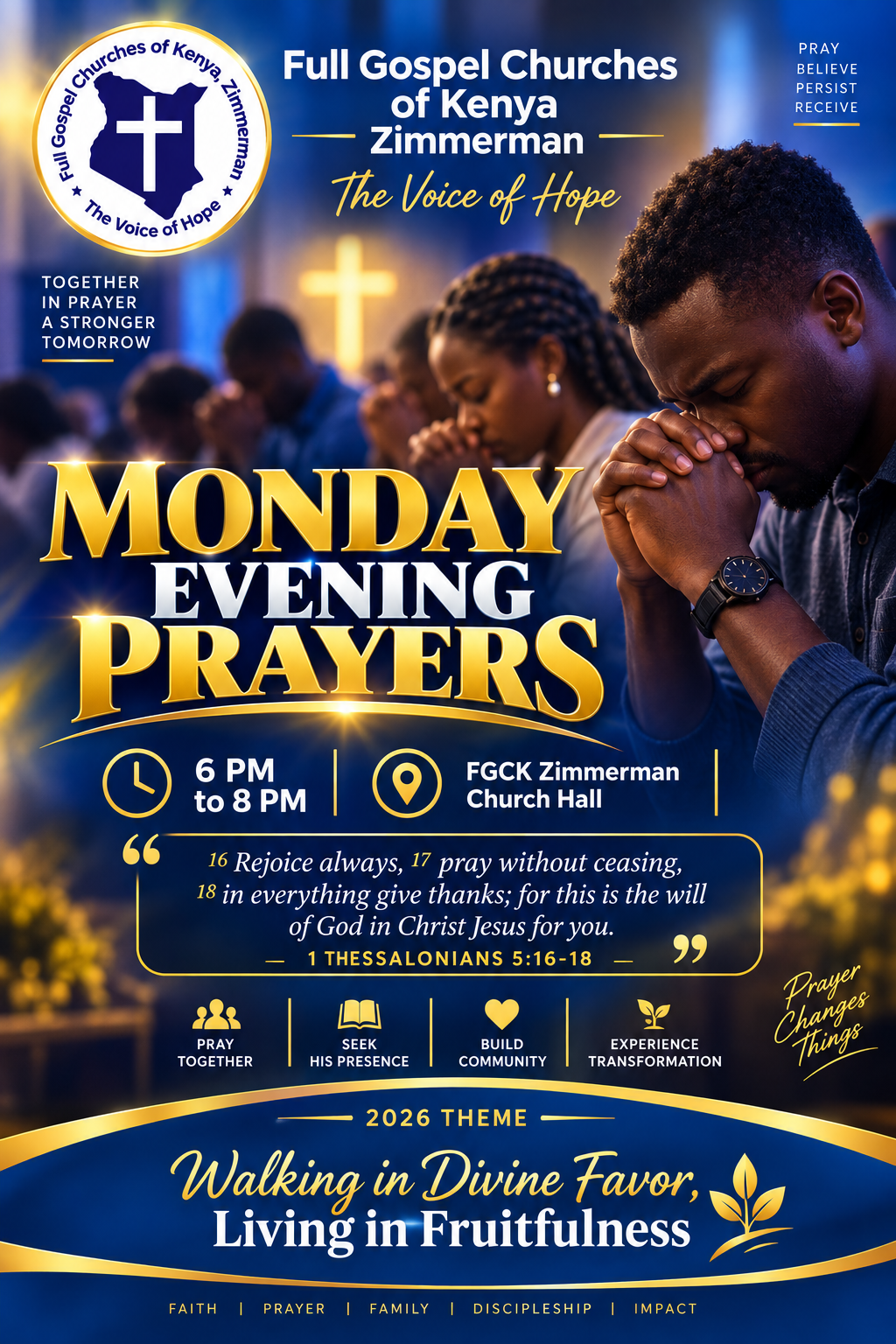 Monday Evening Prayers