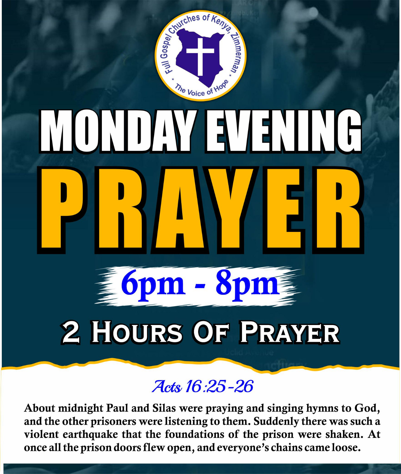 Monday Evening Prayers