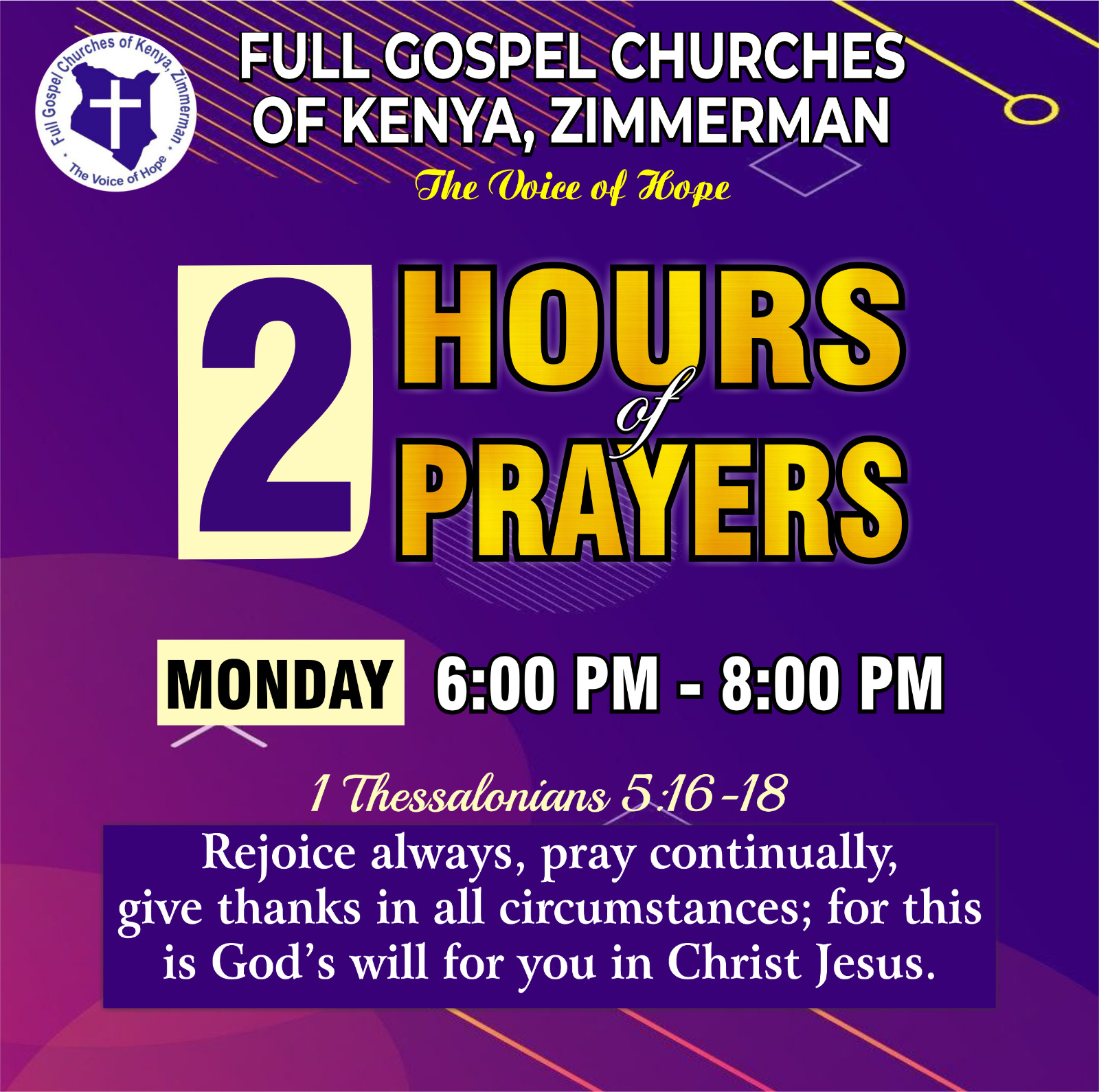 Monday Evening Prayers