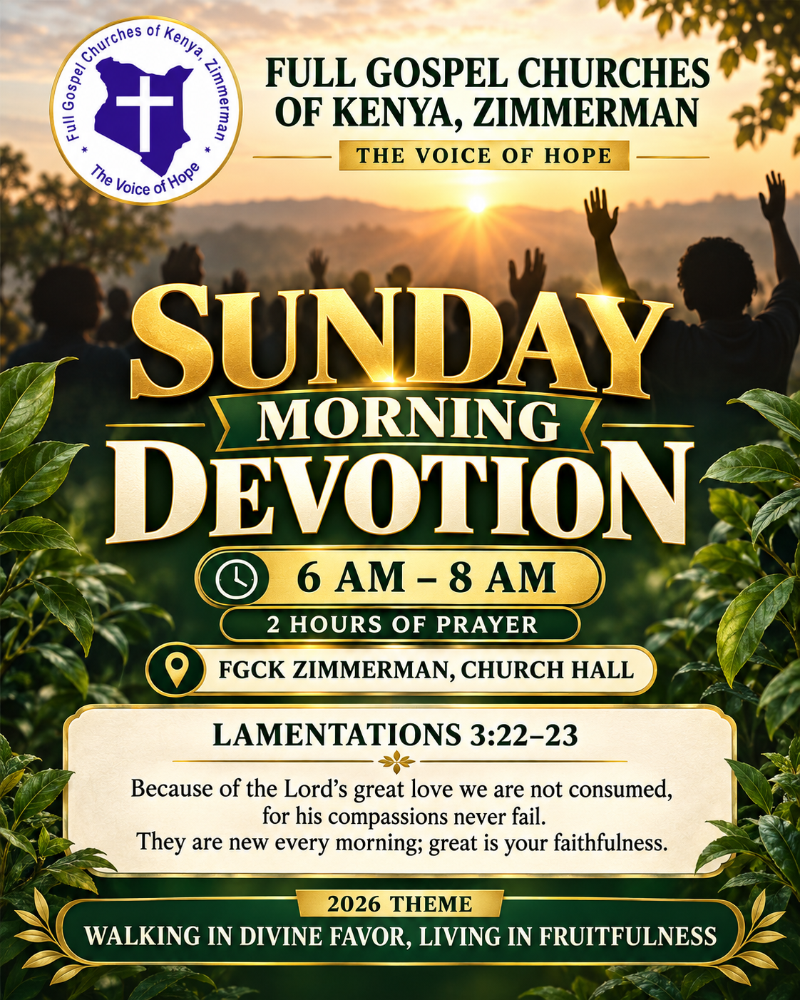 Sunday Morning Devotion