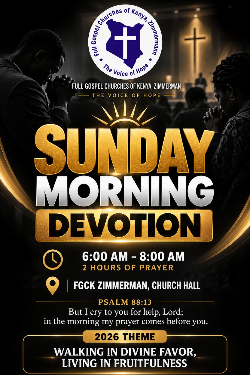 Sunday Morning Devotion