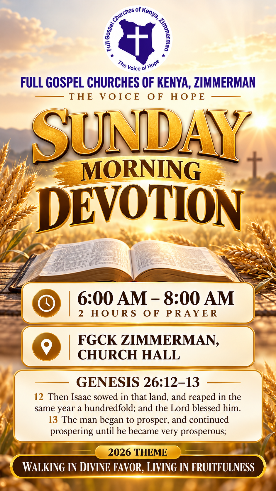 Sunday Morning Devotion
