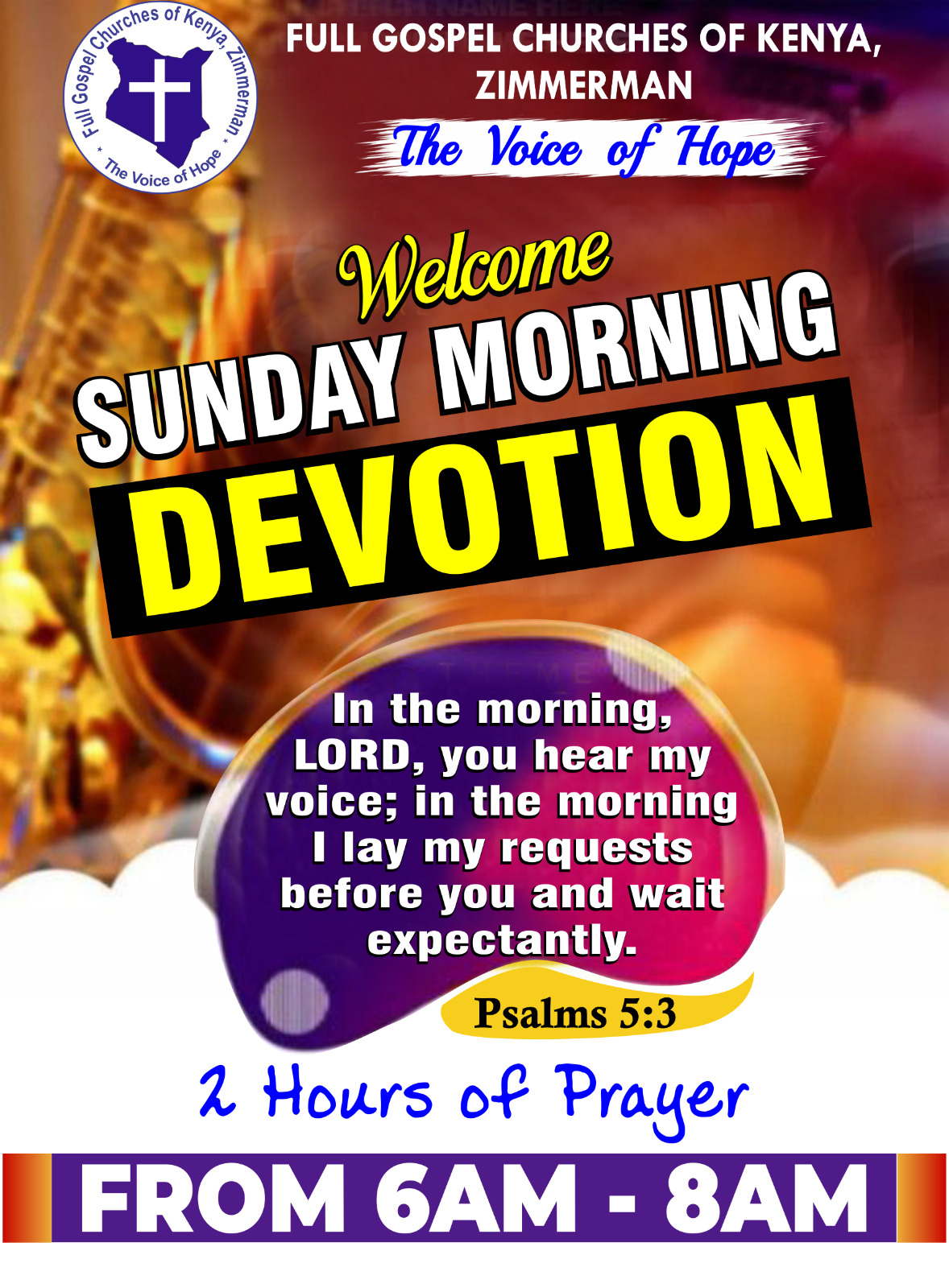 Sunday Morning Devotion