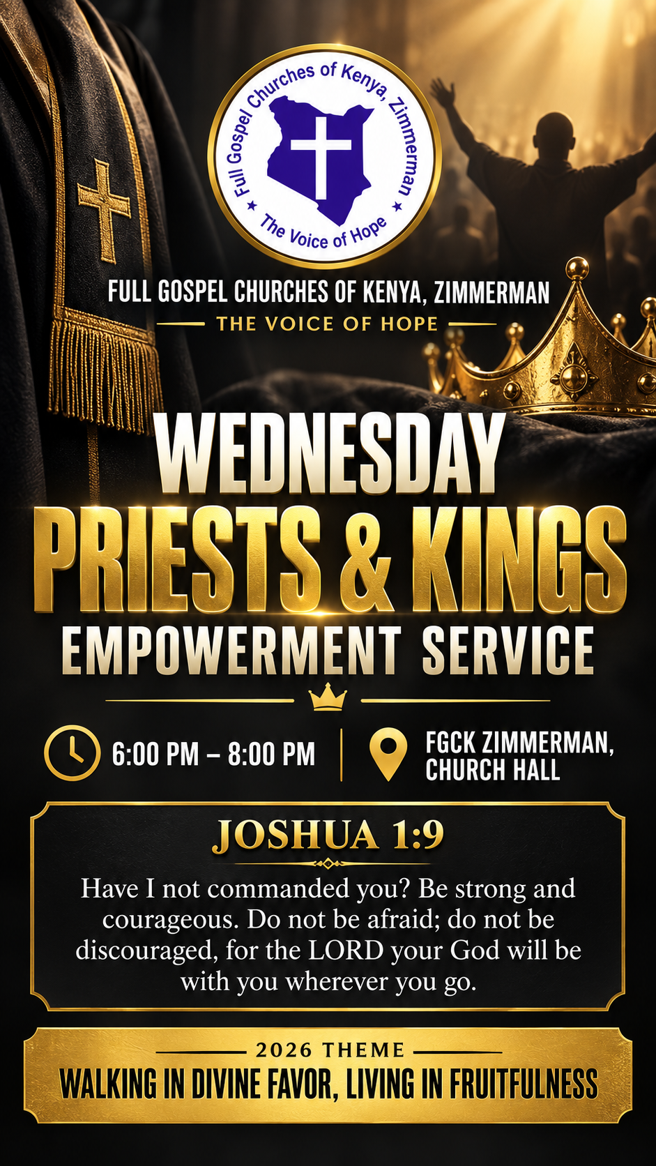 Wednesday Priests & Kings Empowerment Service