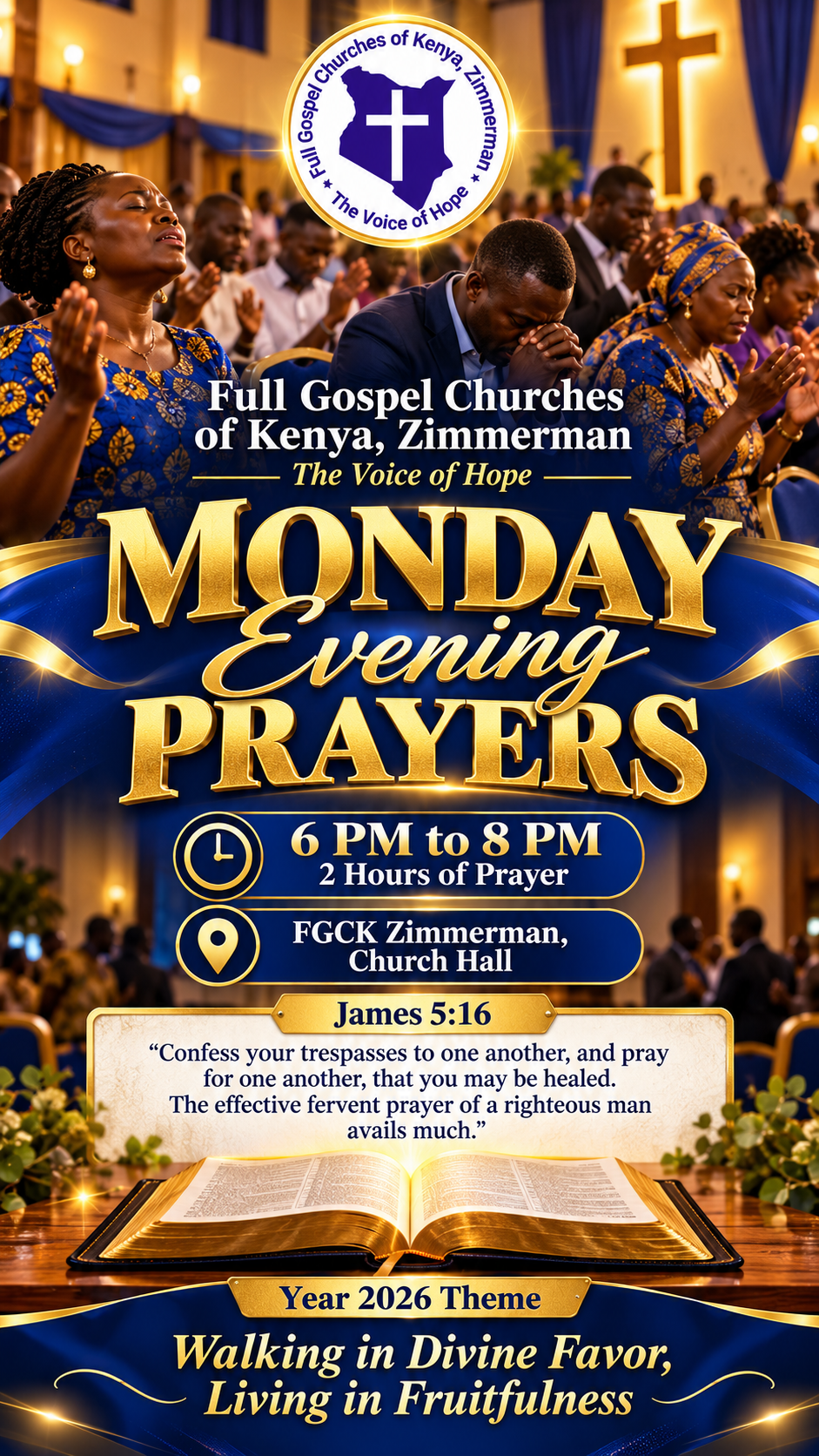 Monday Evening Prayers