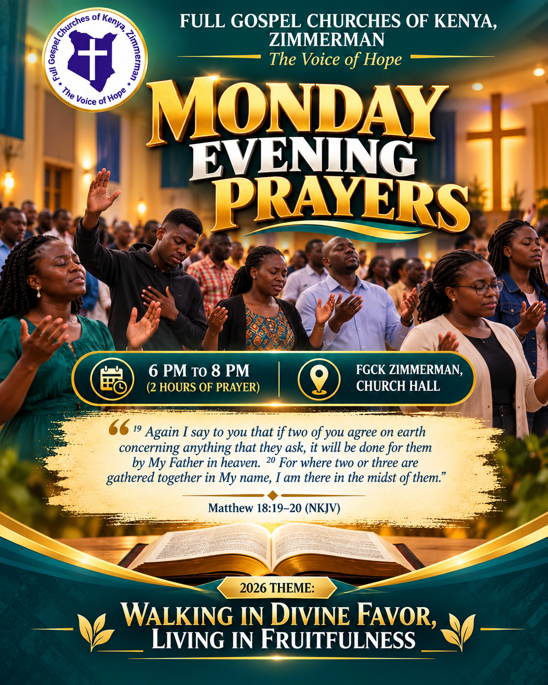 Monday Evening Prayers