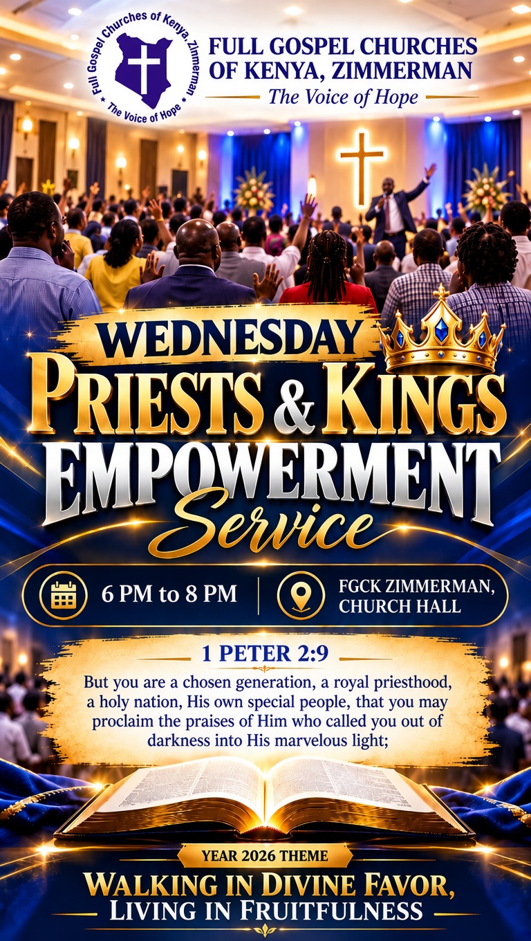 Wednesday Priests & Kings Empowerment Service